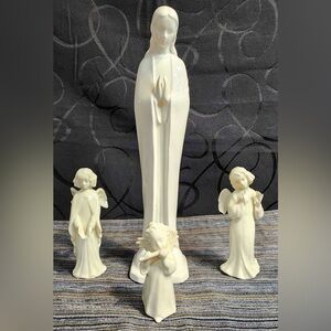 Hummel Praying Madonna with Set of Angel German and Japan